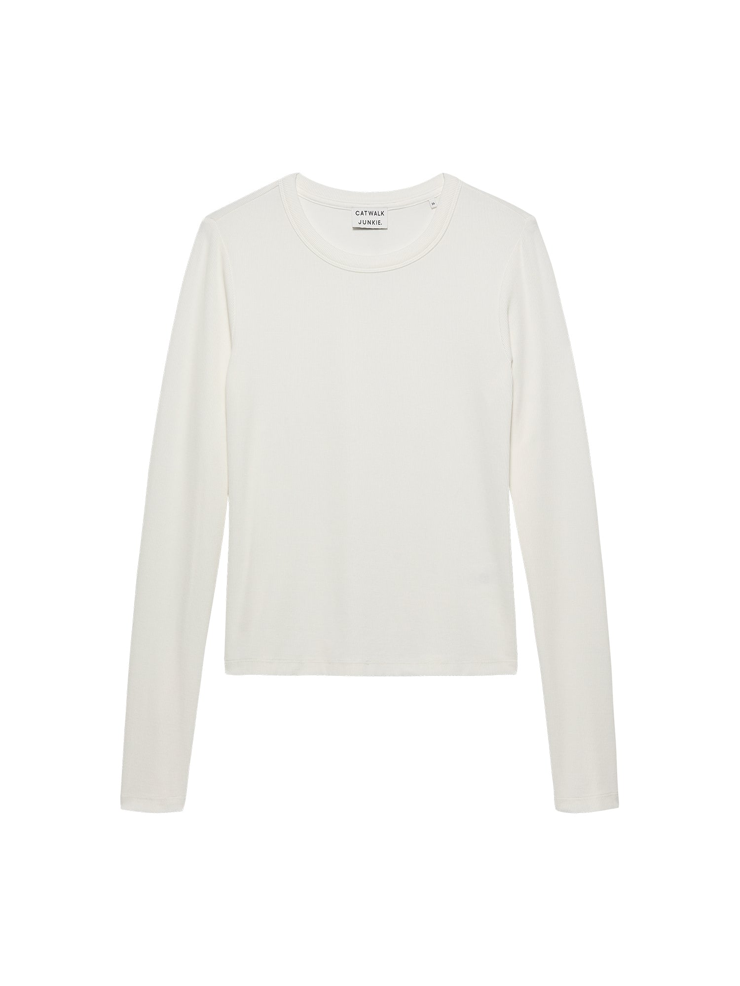 Rib long Sleeve Off White