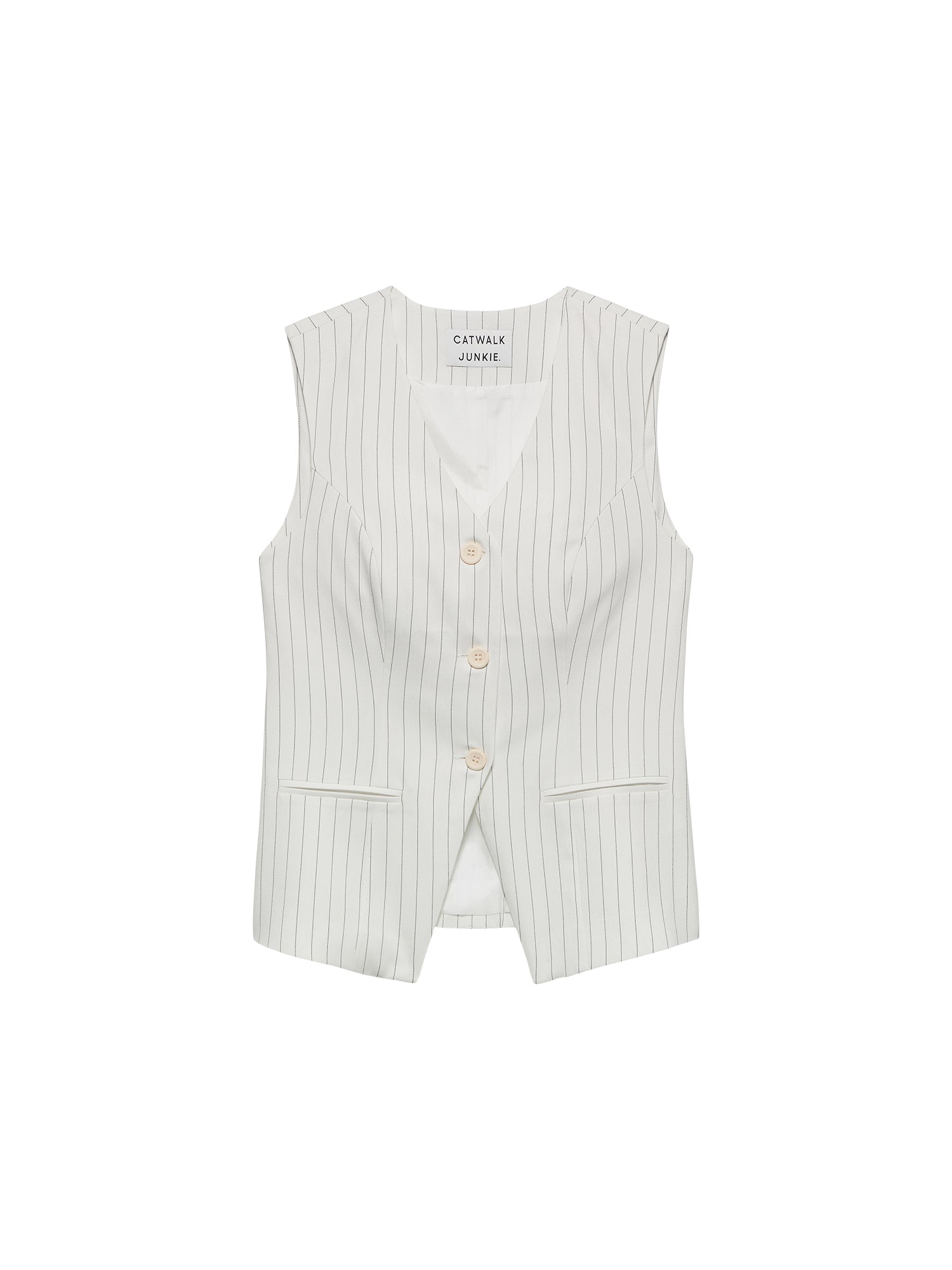 Pinstripe waistcoat Off White