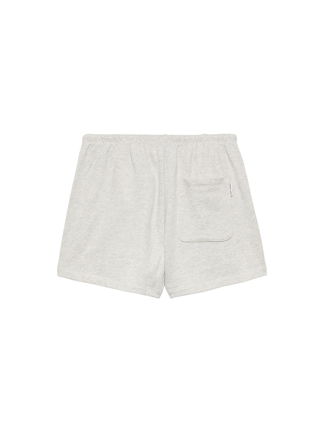 Pull on sweat short Light Grey Melange