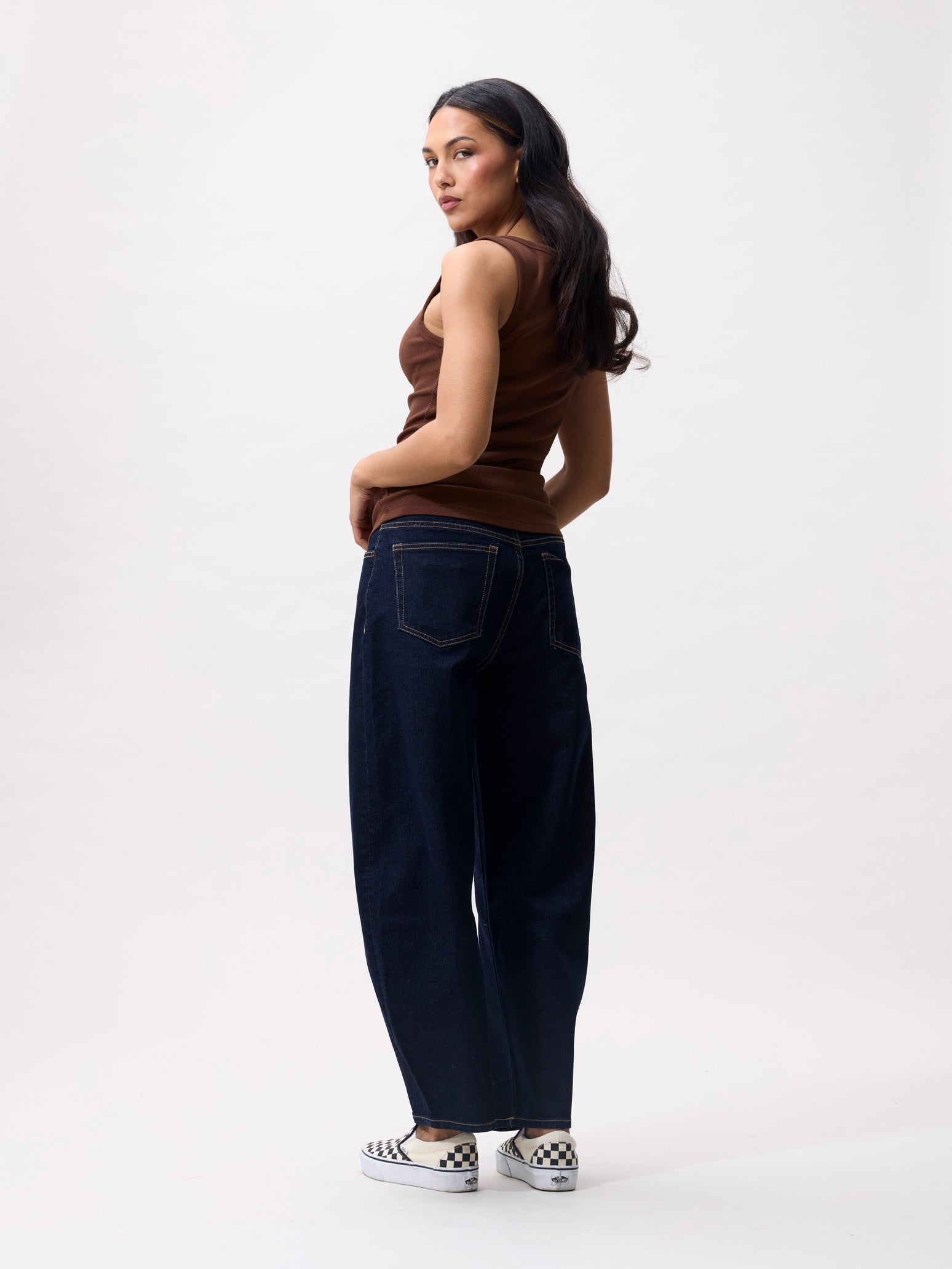 Classic rib singlet Rocky Road