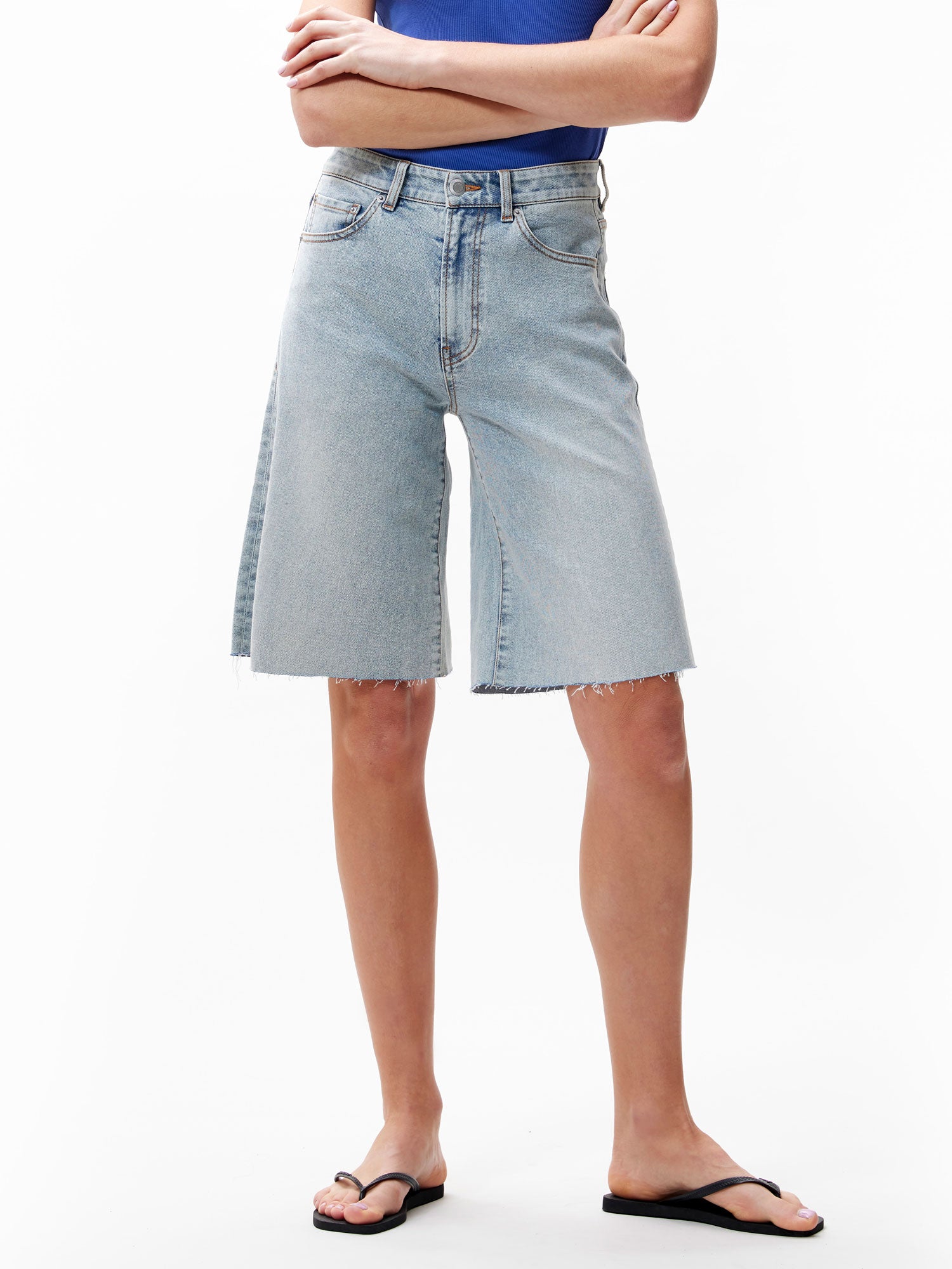 Loose fit jorts Blue