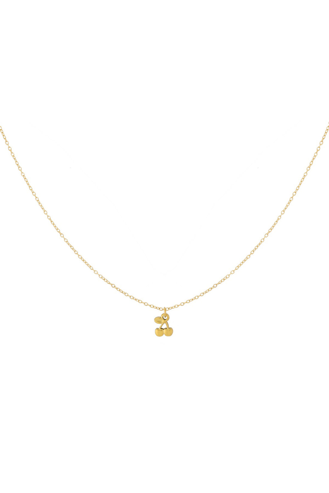 Kette Cherry Love Goldfarben
