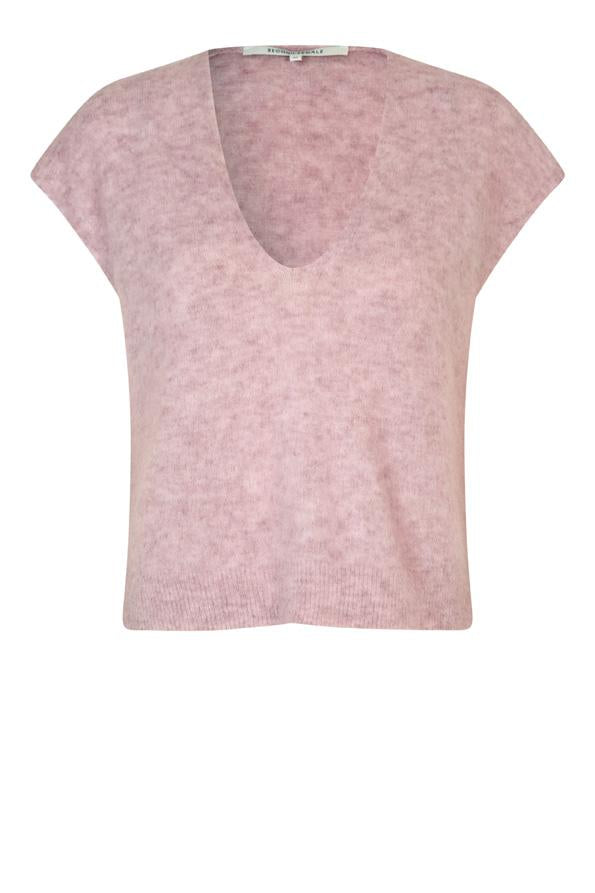 Camryn Knit Vest Sepia Rose