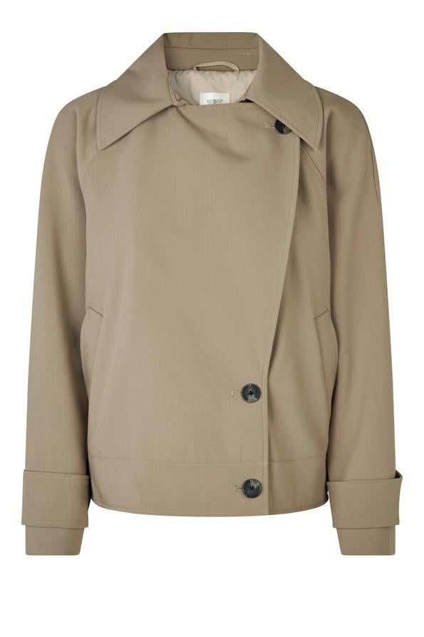 Silvie Trench Jacket Fallen Rock