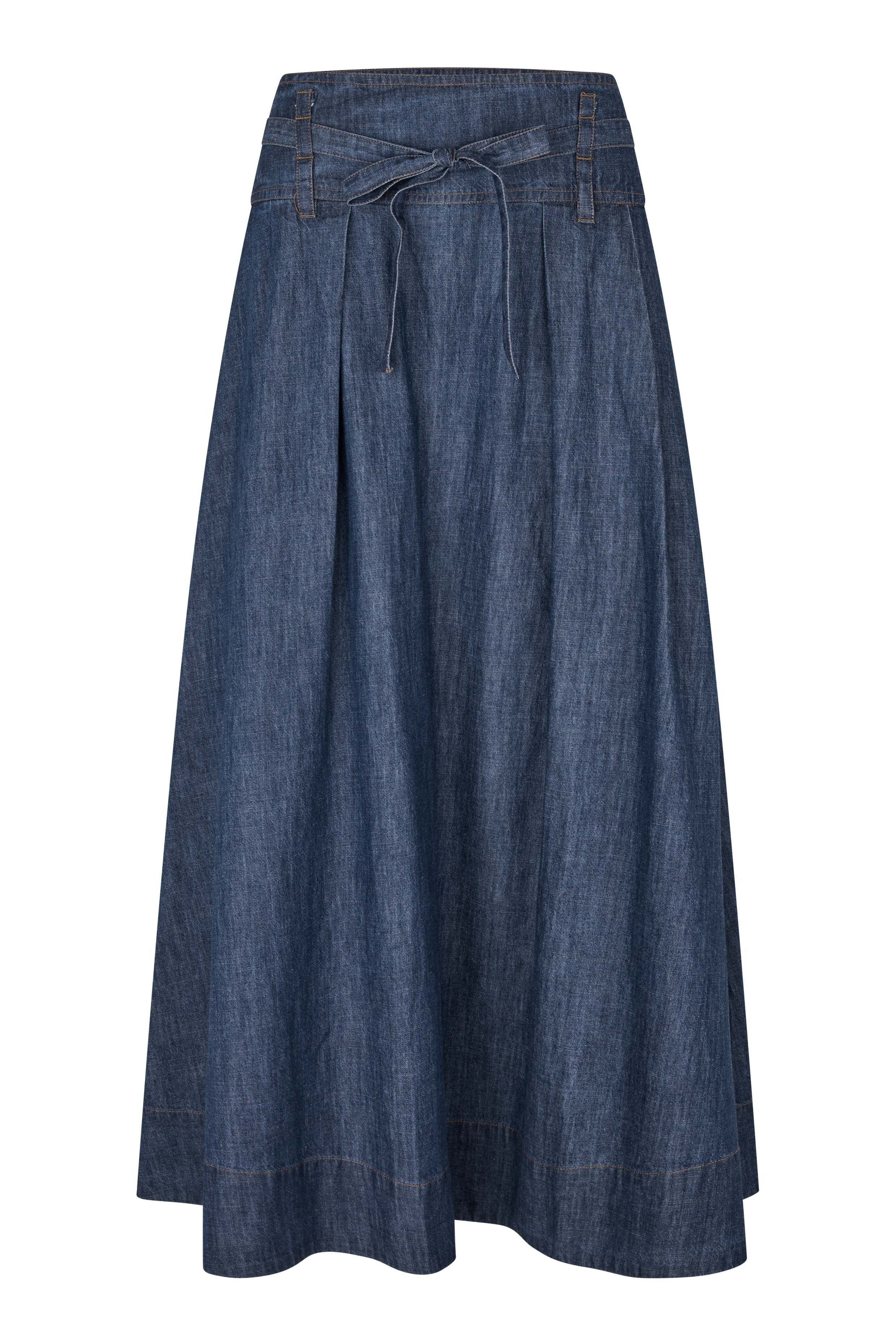 Evana Denim Skirt Blue denim