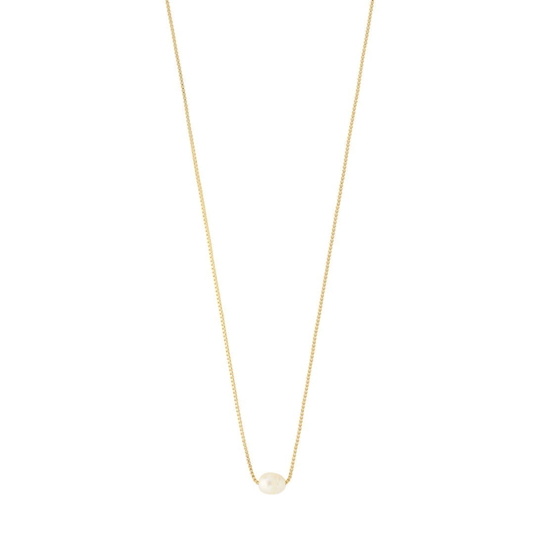 ALAYAH Geschenkset, Halskette & Ohrstecker, vergoldet