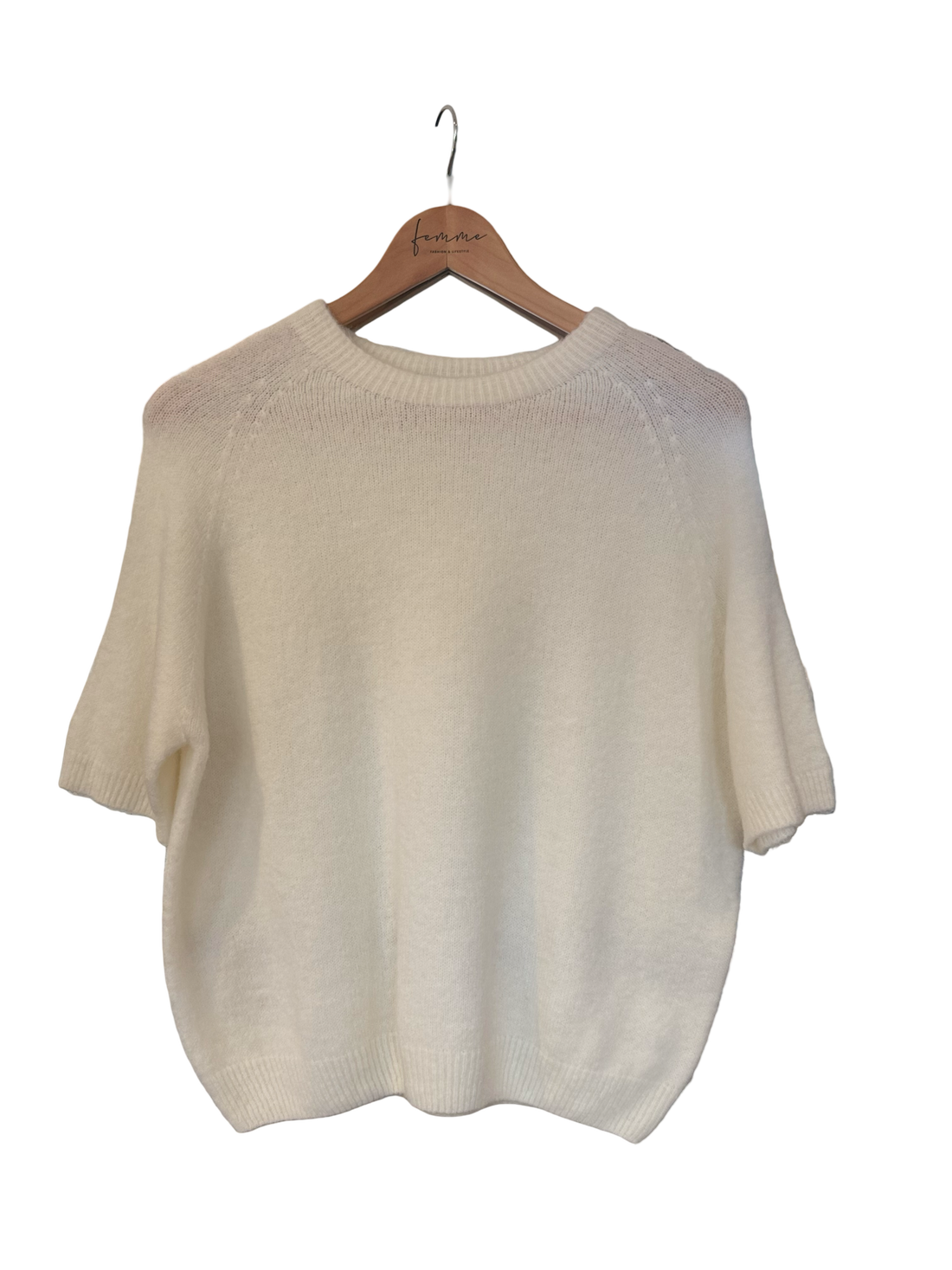 Kuscheliges Top One Size Creme (One Size)