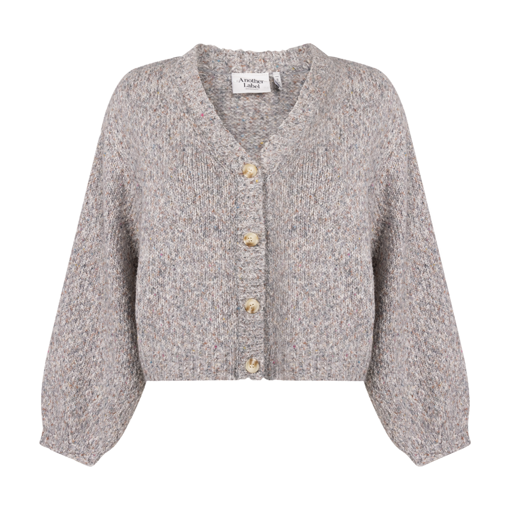 Charlotte knitted cardigan l/s Grey melee