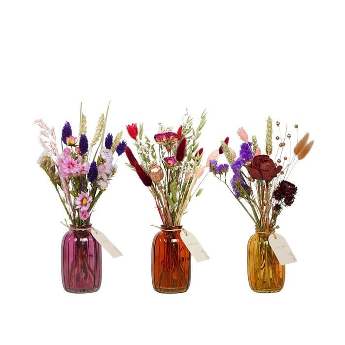 Getrocknete Blumen in Flaschenmischung (preis pro Stück)