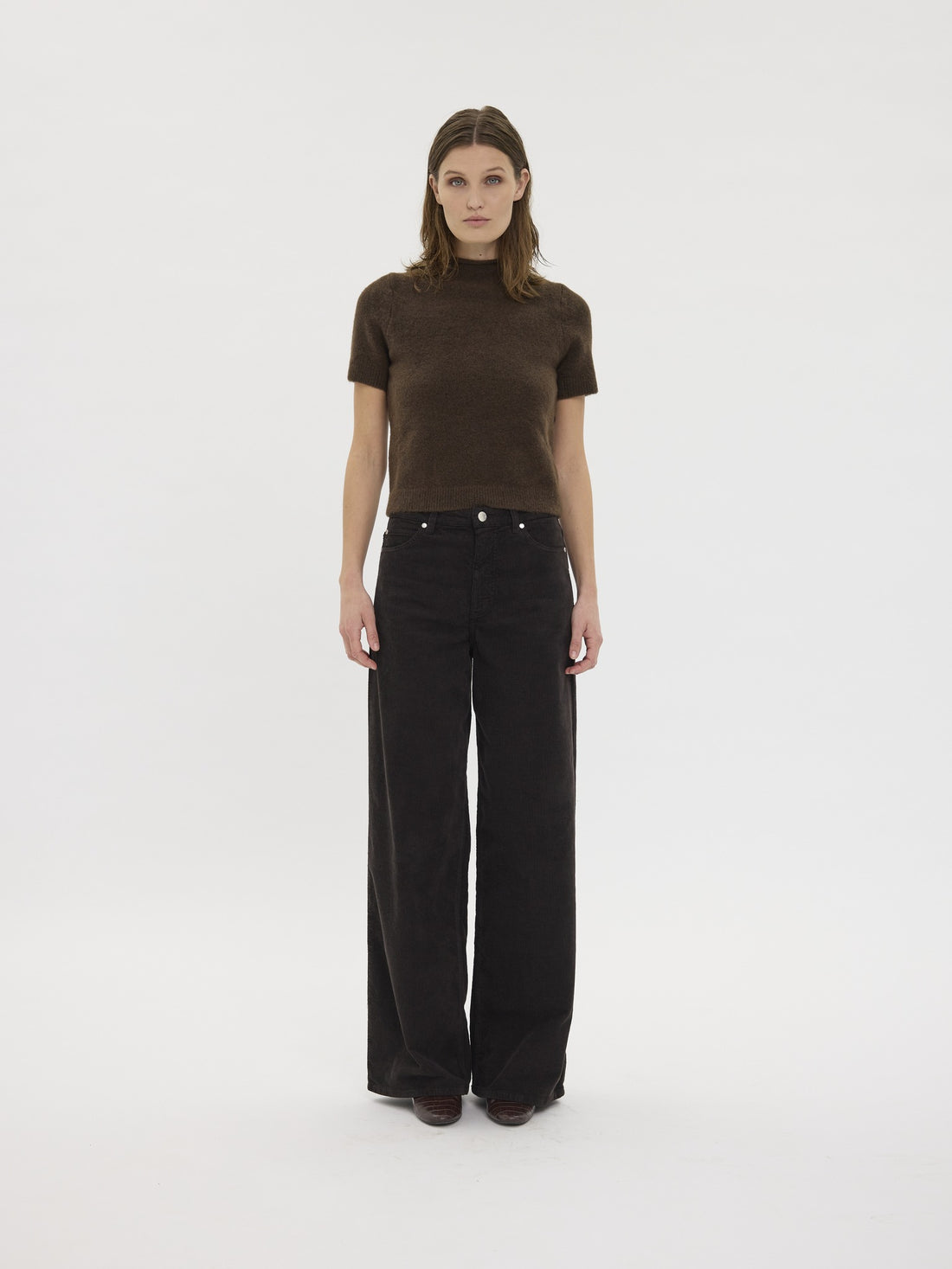 AbbyFV 393 Dark Coffee Corduroy