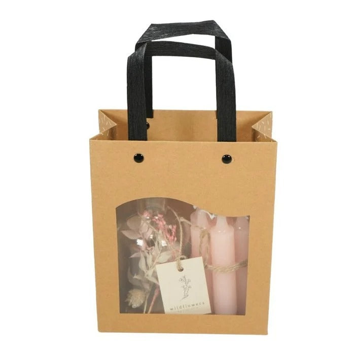 Helligkeitsvase mit Geschenktüte Rouge