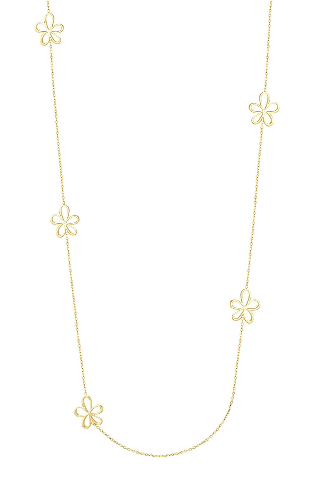 Lange Blumen Kette
