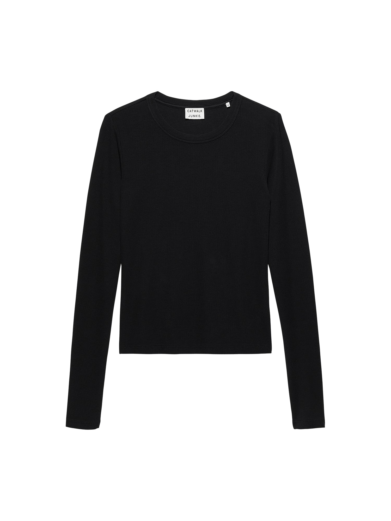 Rib long Sleeve Black