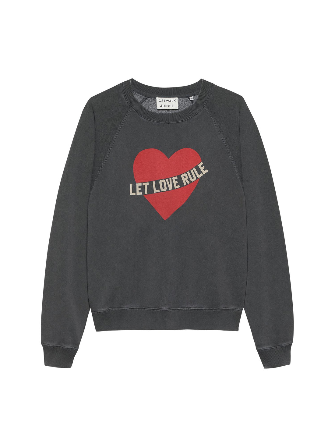 Relaxed Raglan Sleeve Sweater Power of Love