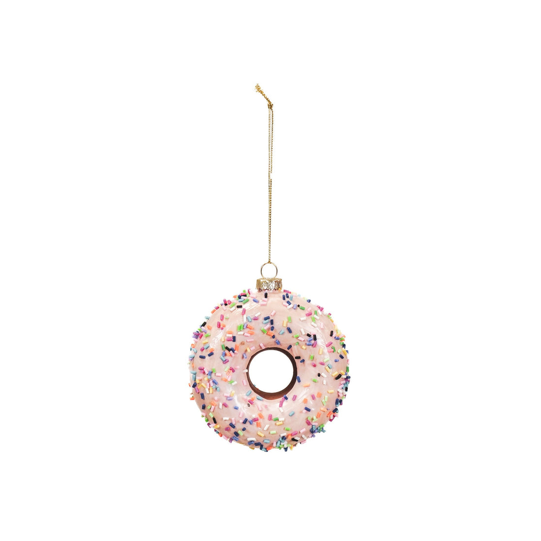 Weihnachtskügel - Donut - Glass - 9,5x3,5cm