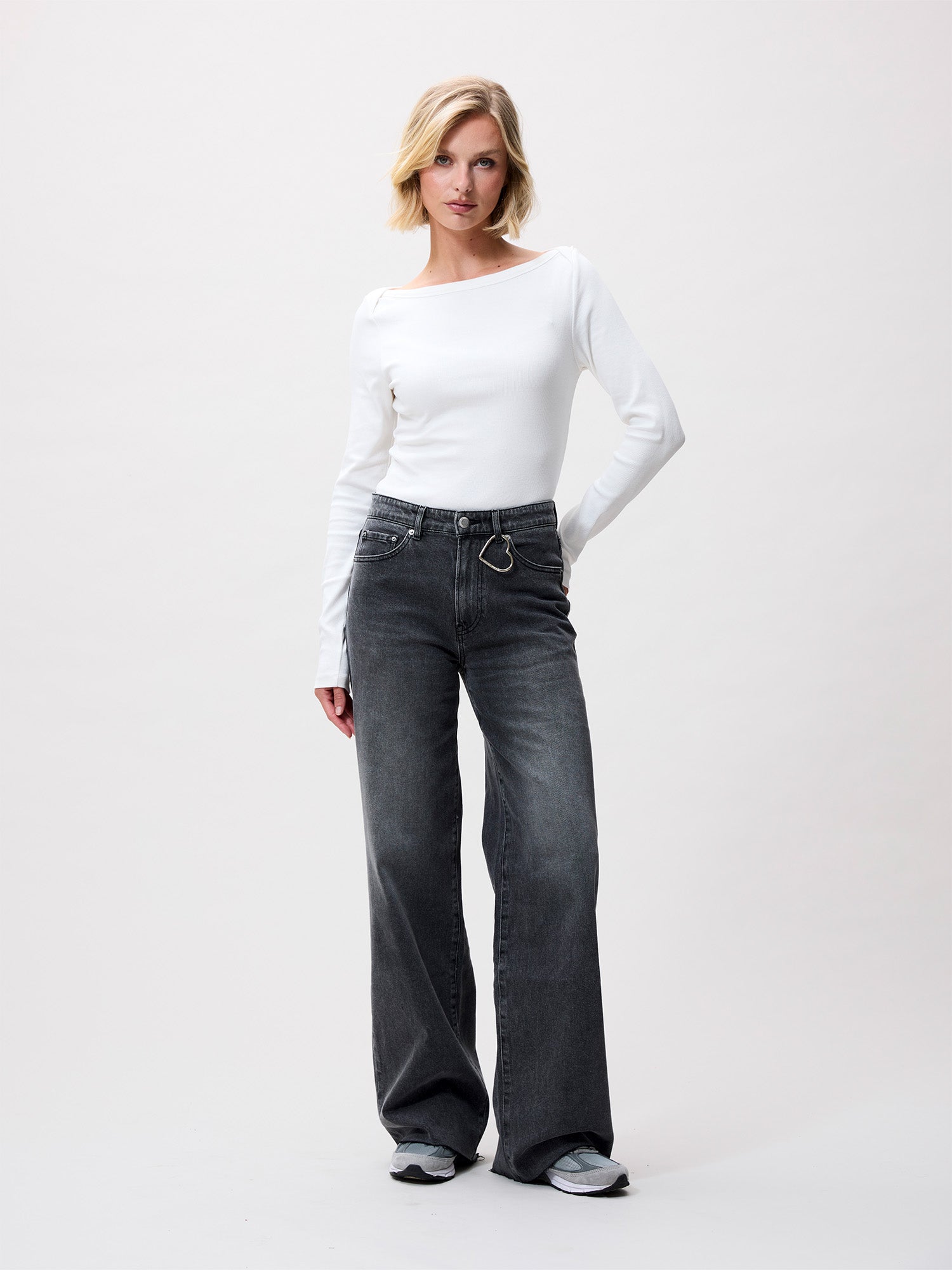 Loose fit jeans Dark Grey