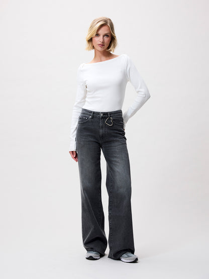 Loose fit jeans Dark Grey