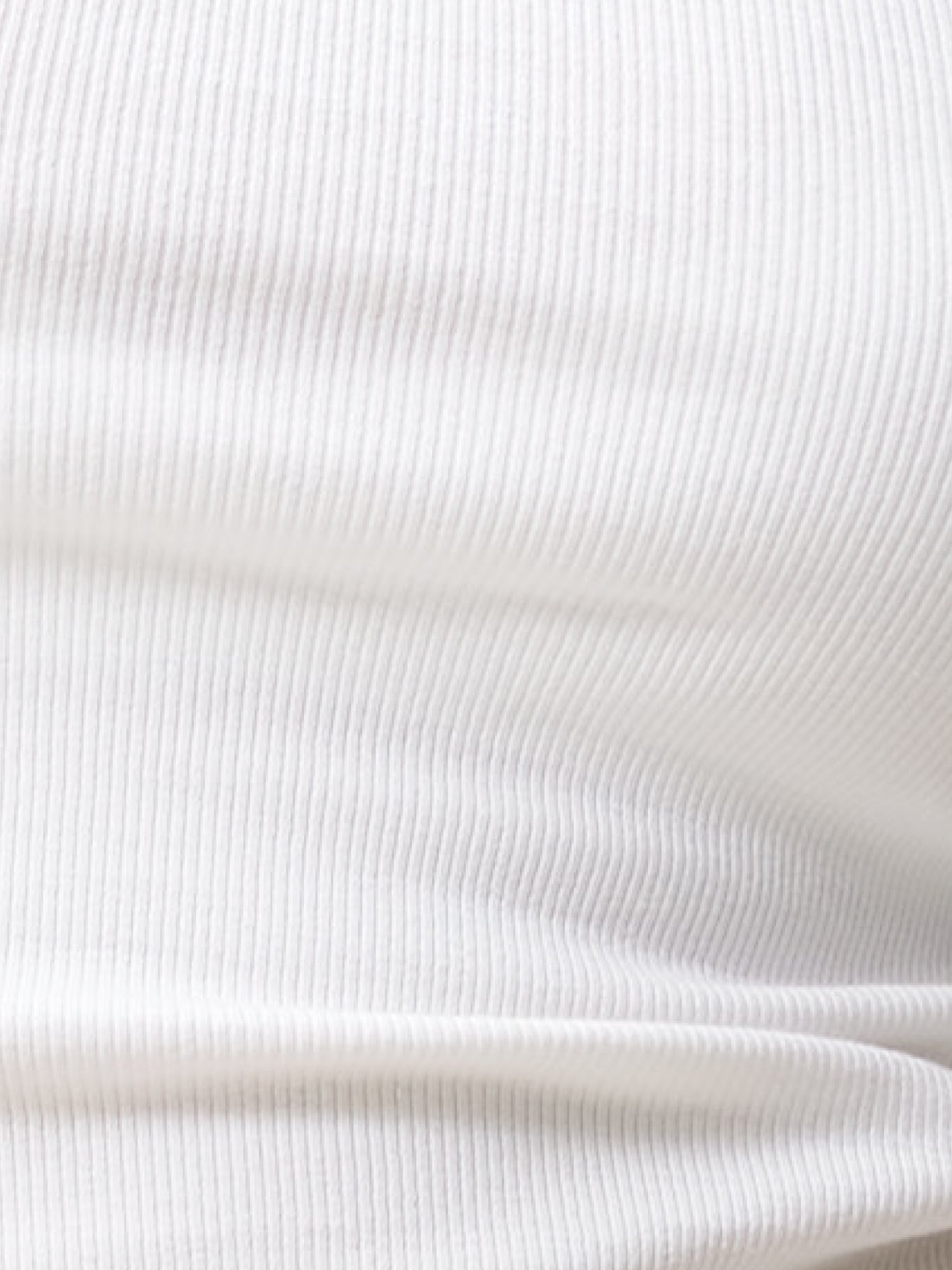 Classic rib singlet Off White