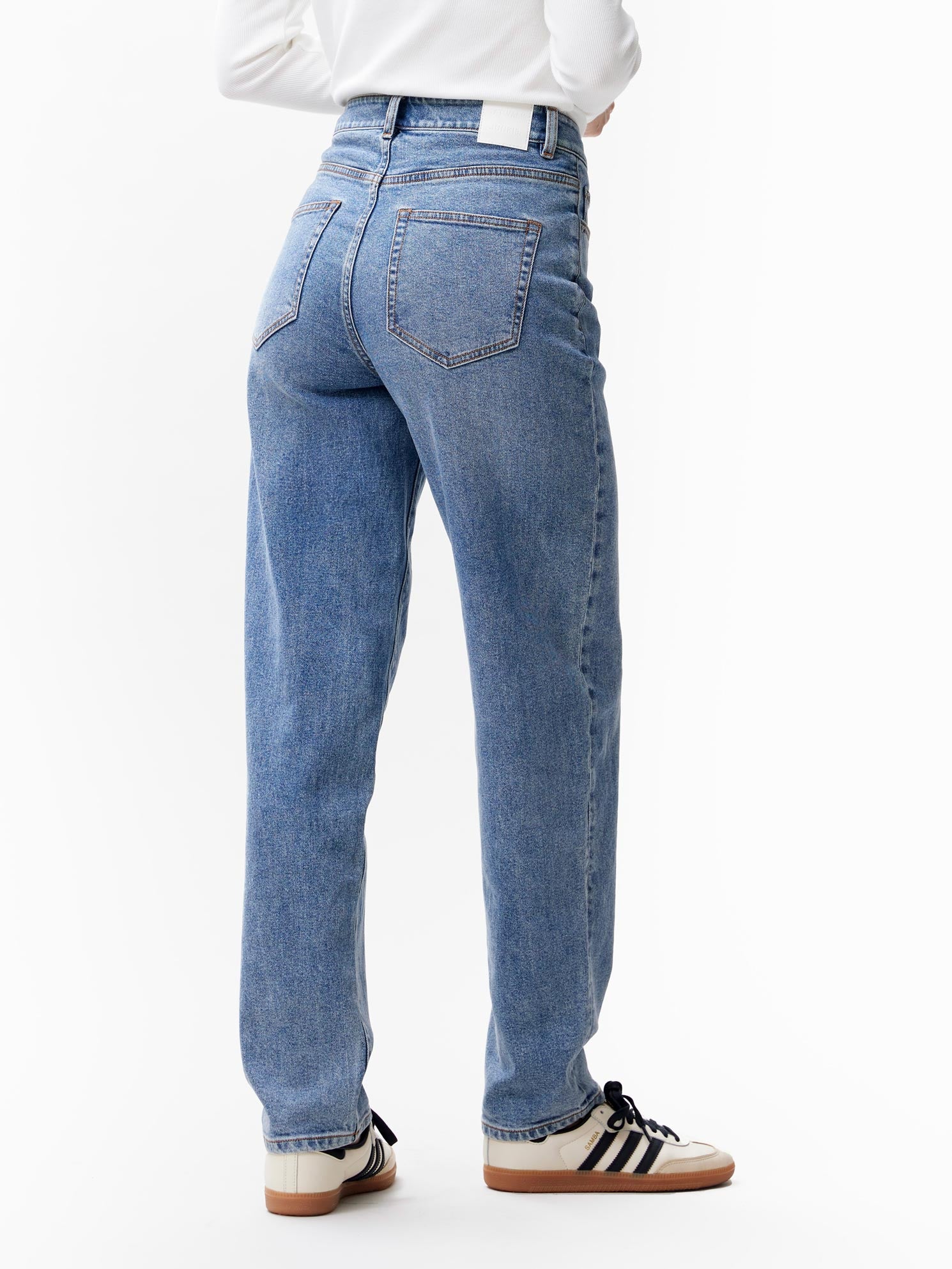 Barrel Fit Jeans True Blue