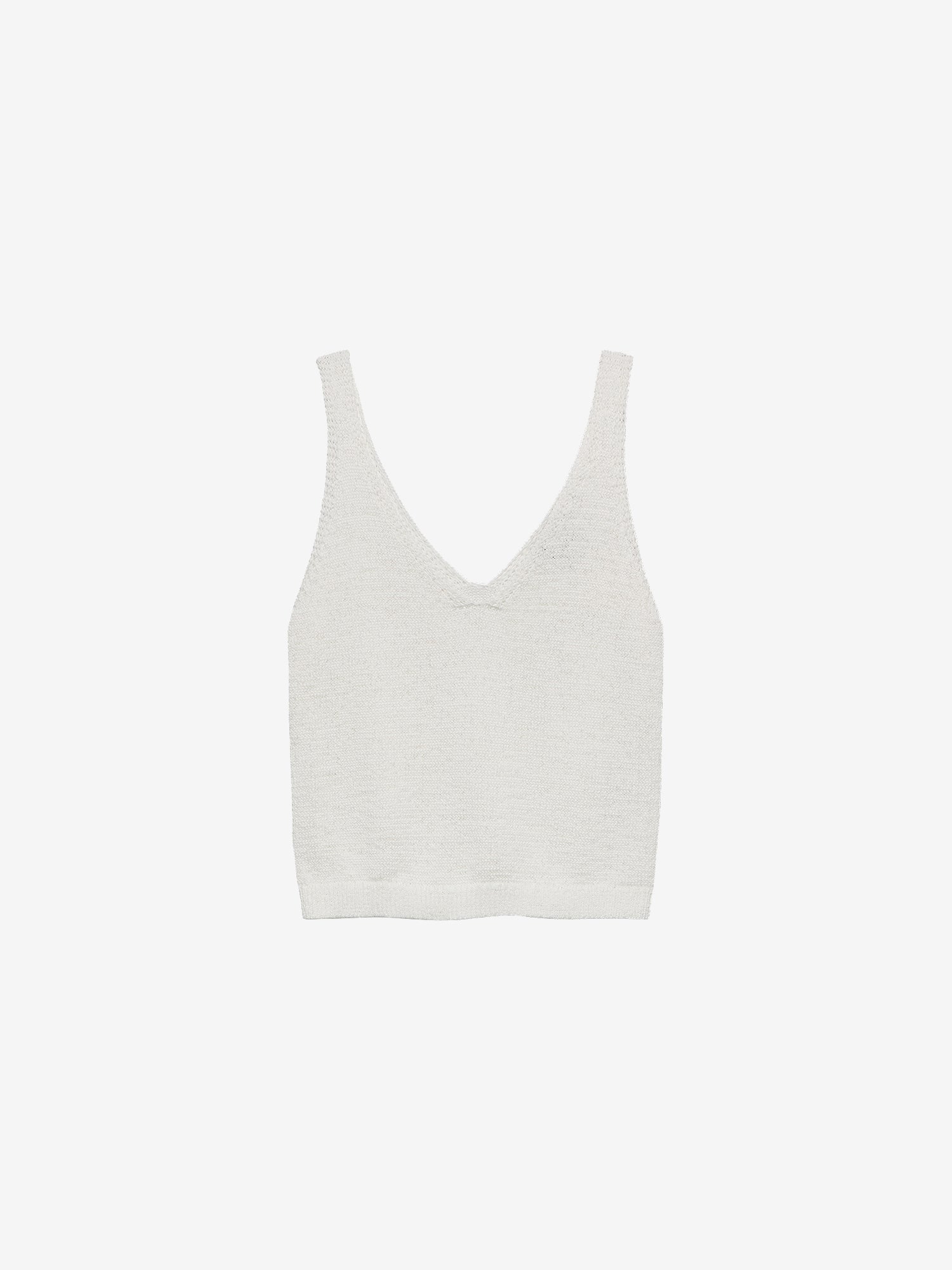 Knit top Egret