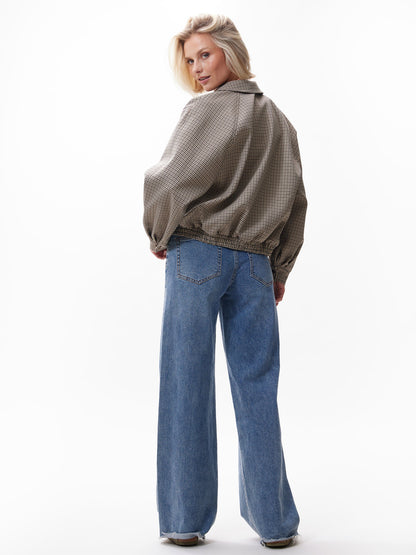 Check bomber Brown