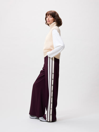 Half zip vest Sand Melange