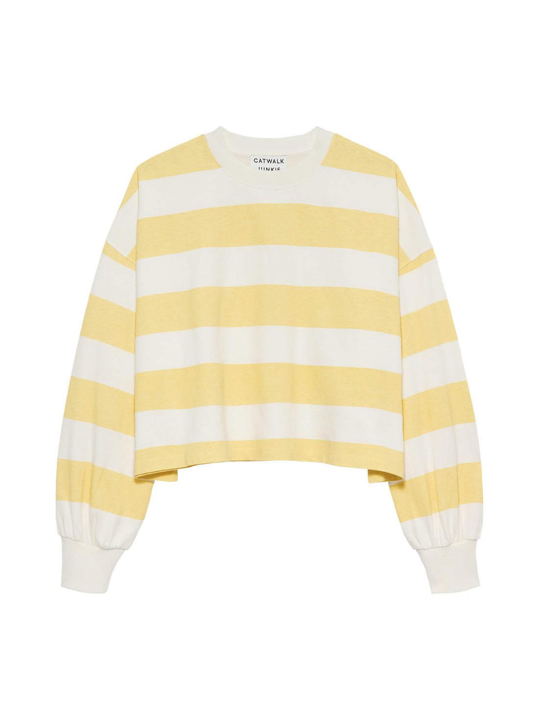 Oversized striped long sleeve Mellow Yellow