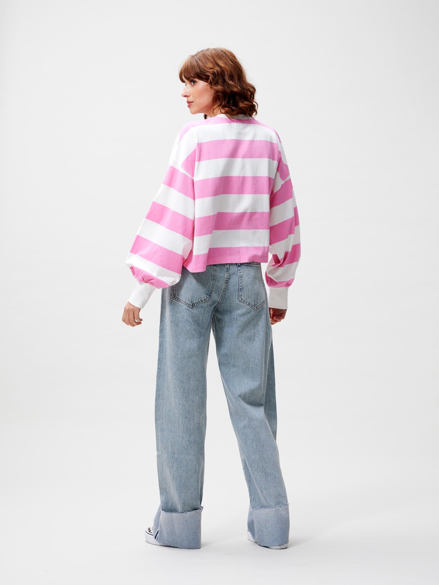 Oversized striped long sleeve Rosebloom