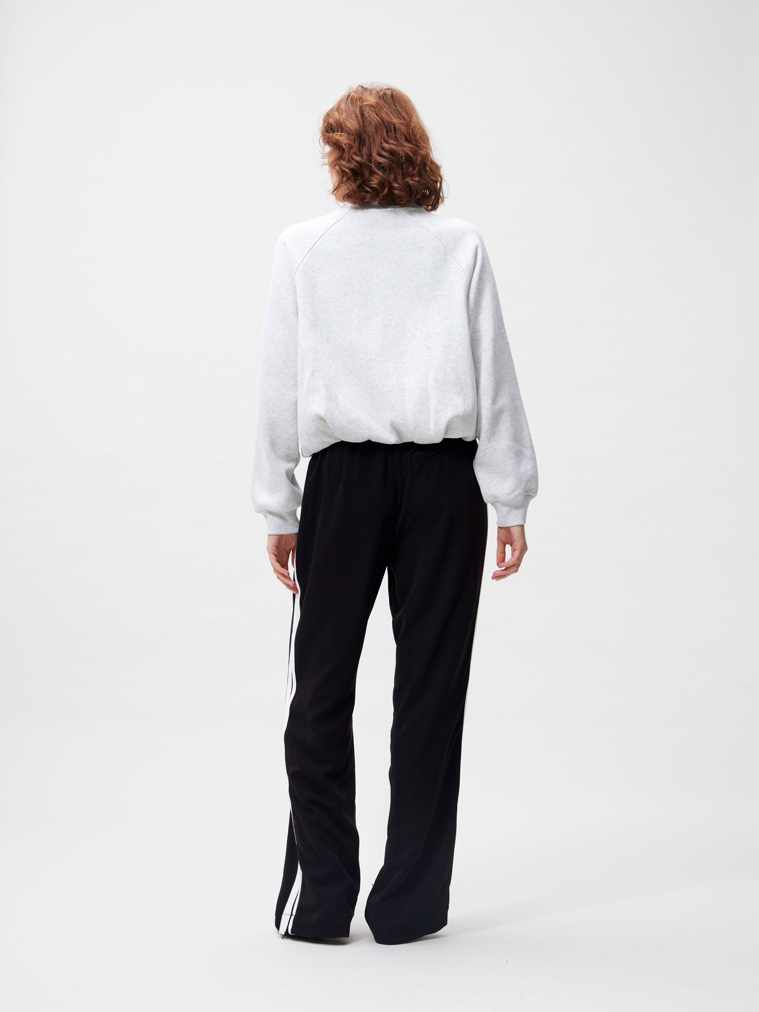 Tuck in sweat jacket Light Grey Melange