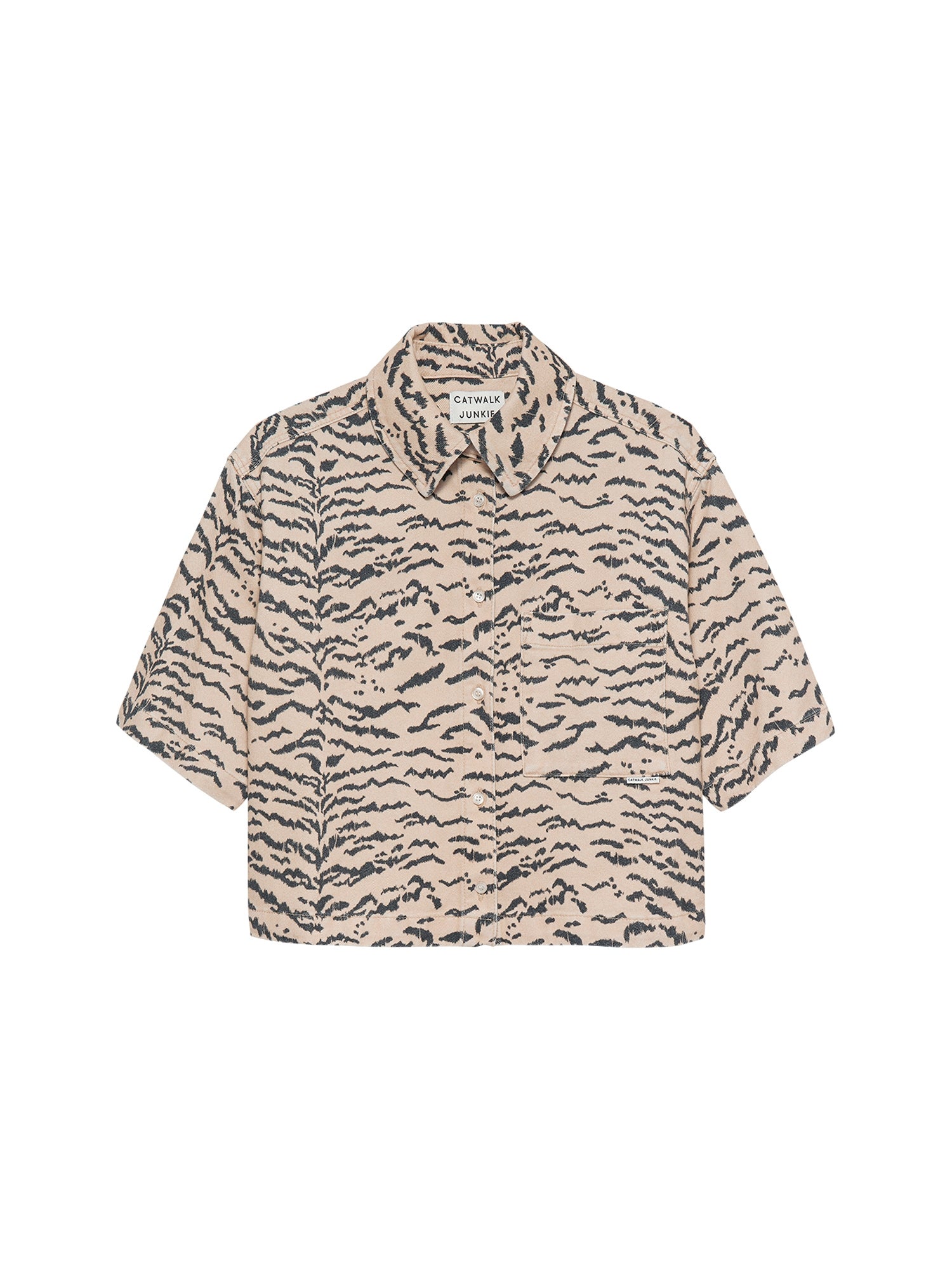 Tiger denim blouse Incense