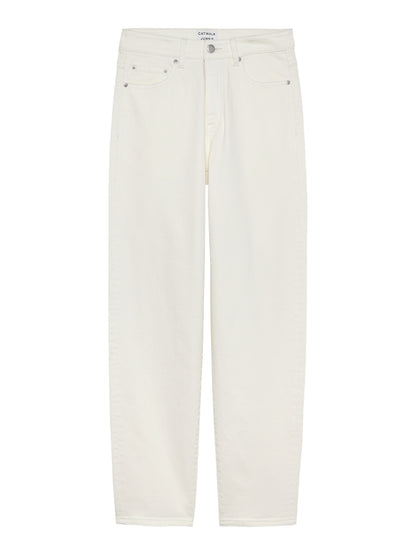 Barrel fit jeans Star White