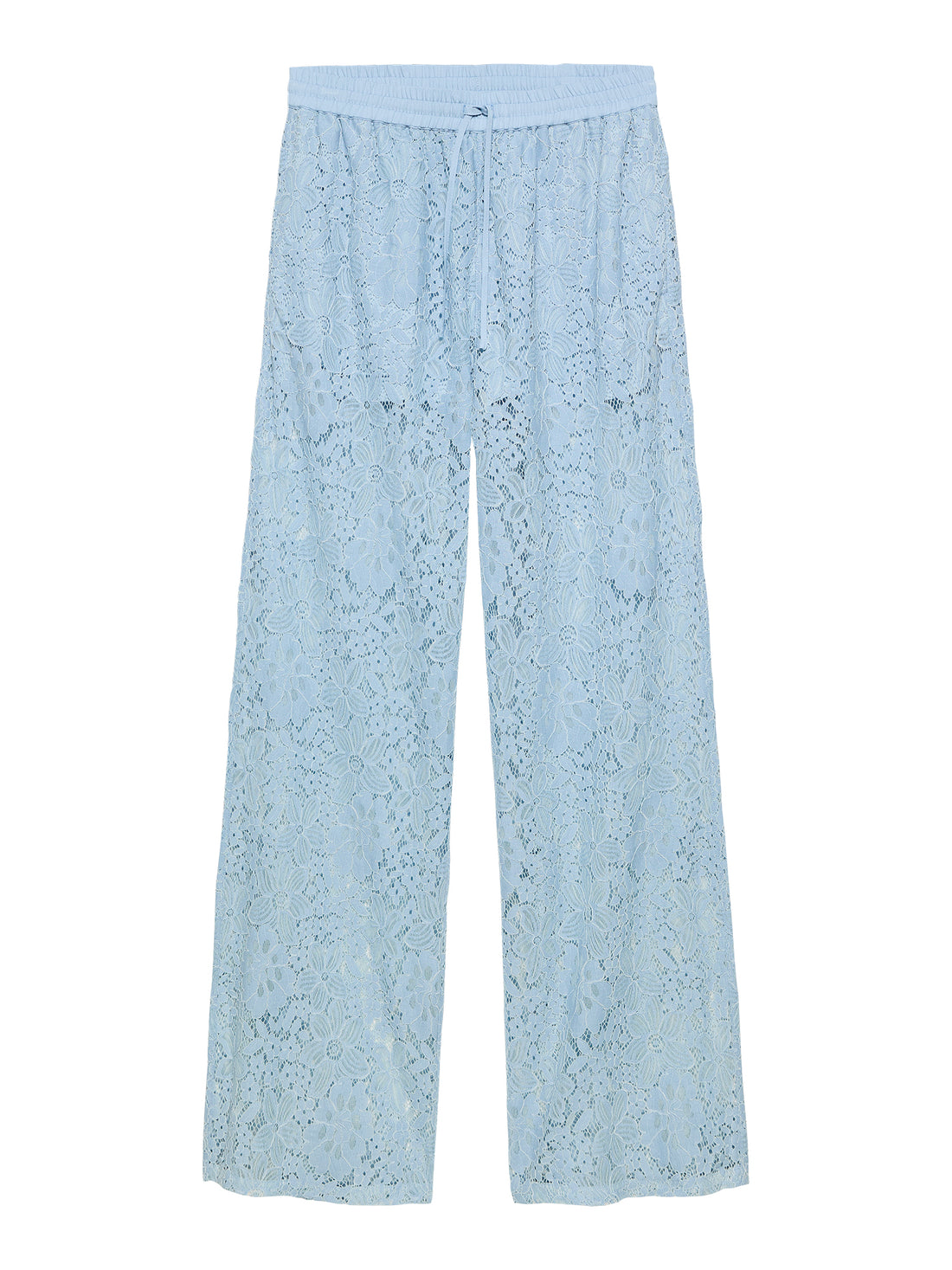 Pull on lace trousers Powder Blue