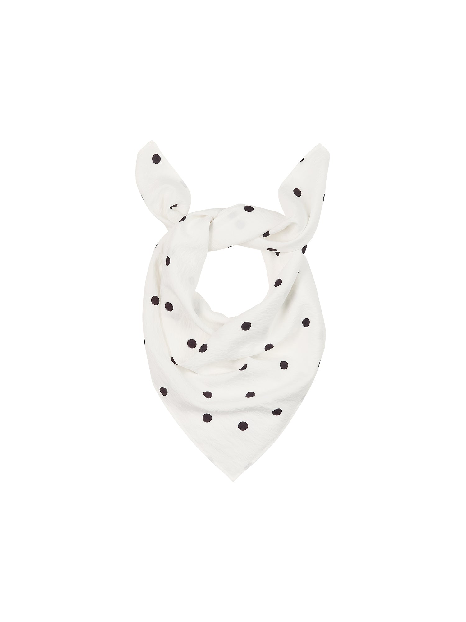 Dotted scarf Off White