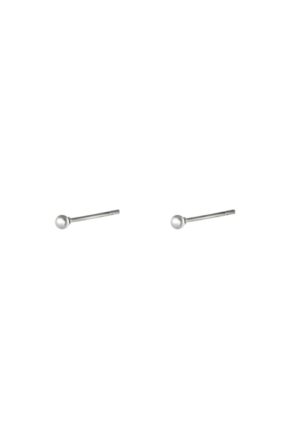 Ohrstecker Tiny Dot Silberfarbe