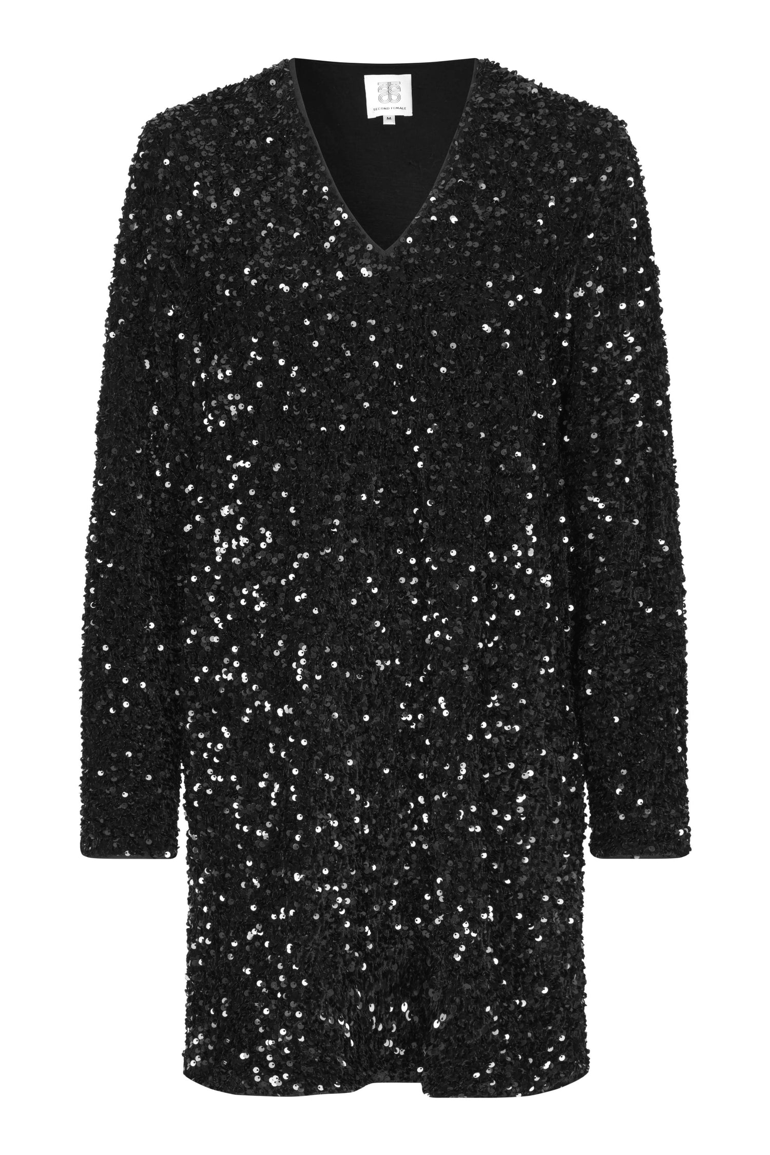 Shimmer Kleid Schwarz