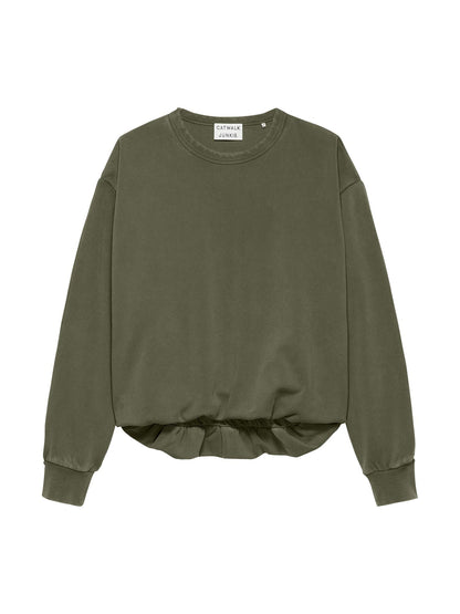 Oversized Elasticated Hem Sweater Kalamata