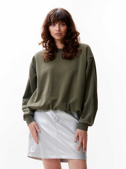 Oversized Elasticated Hem Sweater Kalamata