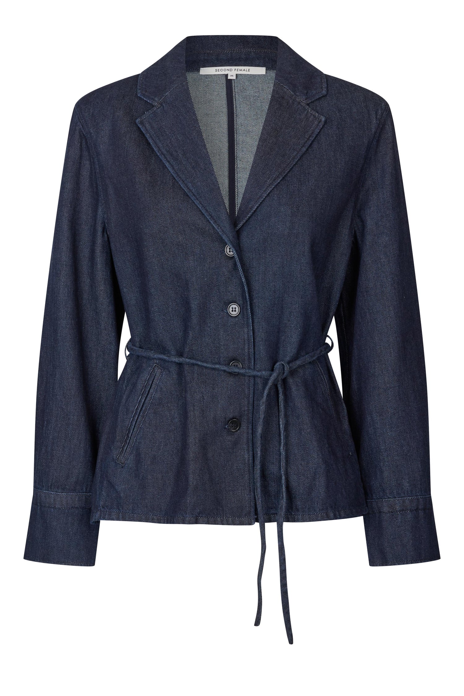 Olane Denim Shirt Blazer Dark blue denim