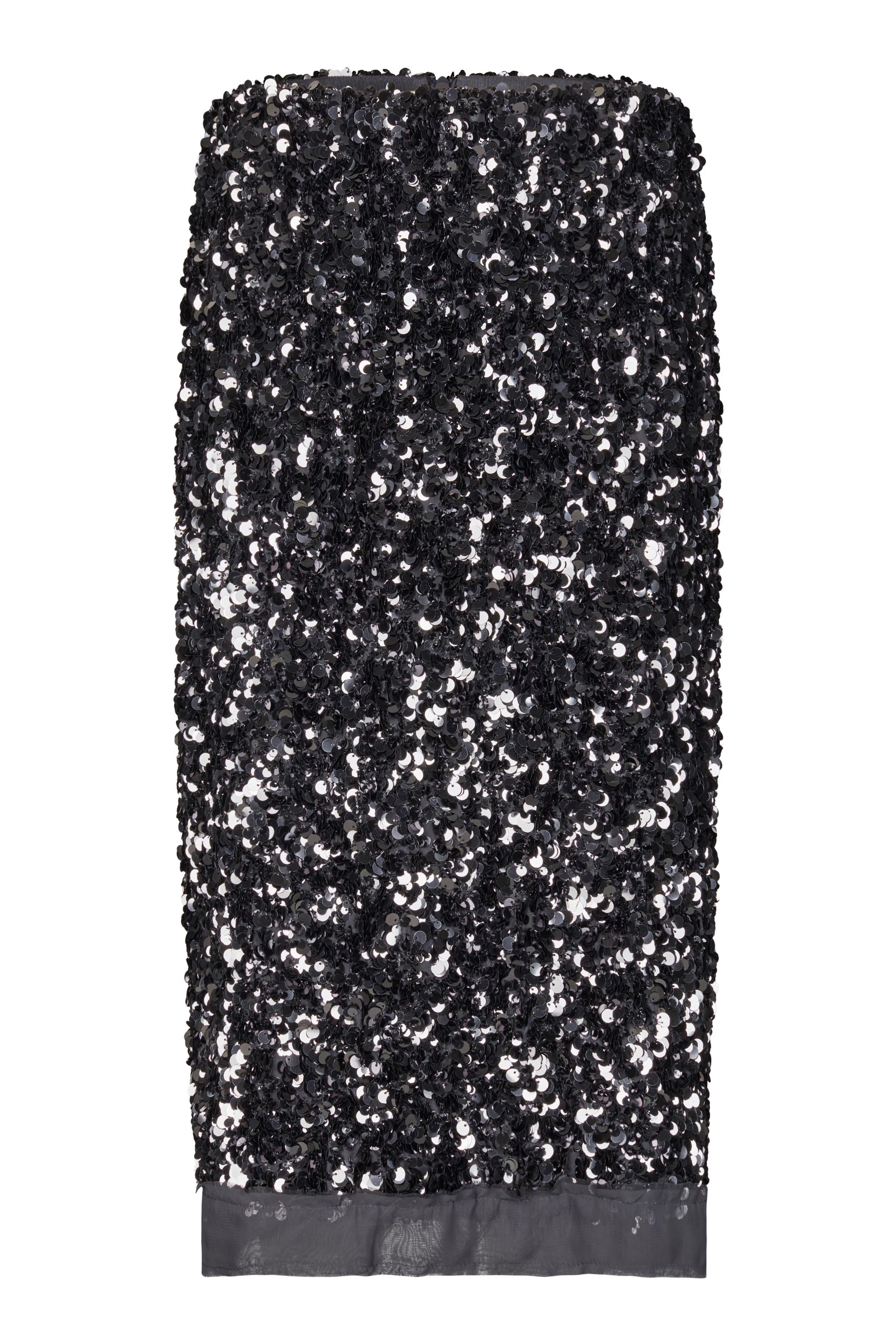 Shiny Skirt Gungrey Metal