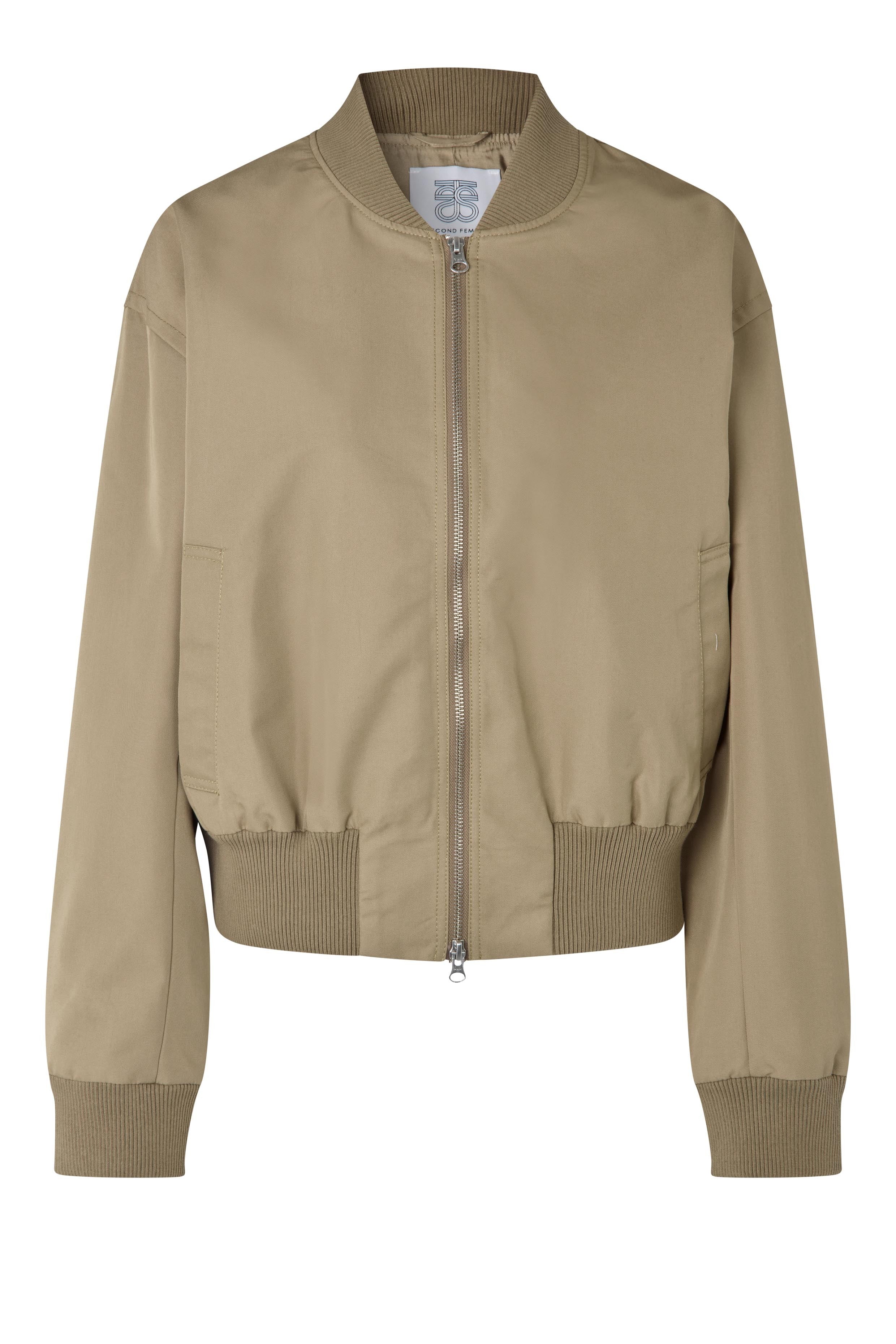 Effye Bomber Jacket Petrified Oak
