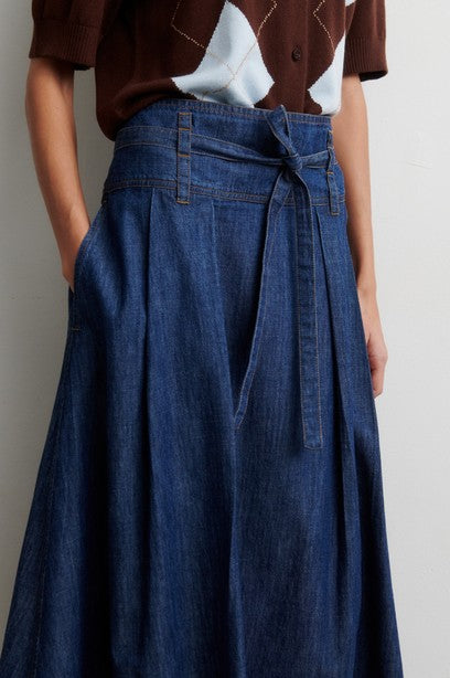 Evana Denim Skirt Blue denim