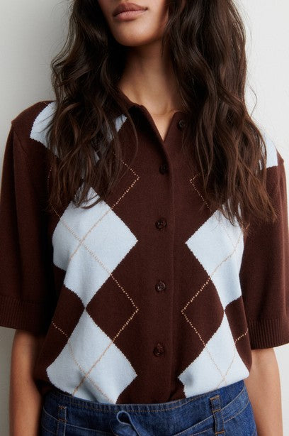 Shailene Knit Cardigan Demitasse