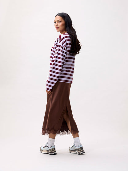 Striped long sleeve Lavender Frost