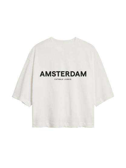 Loose fit Tshirt Amsterdam Off White