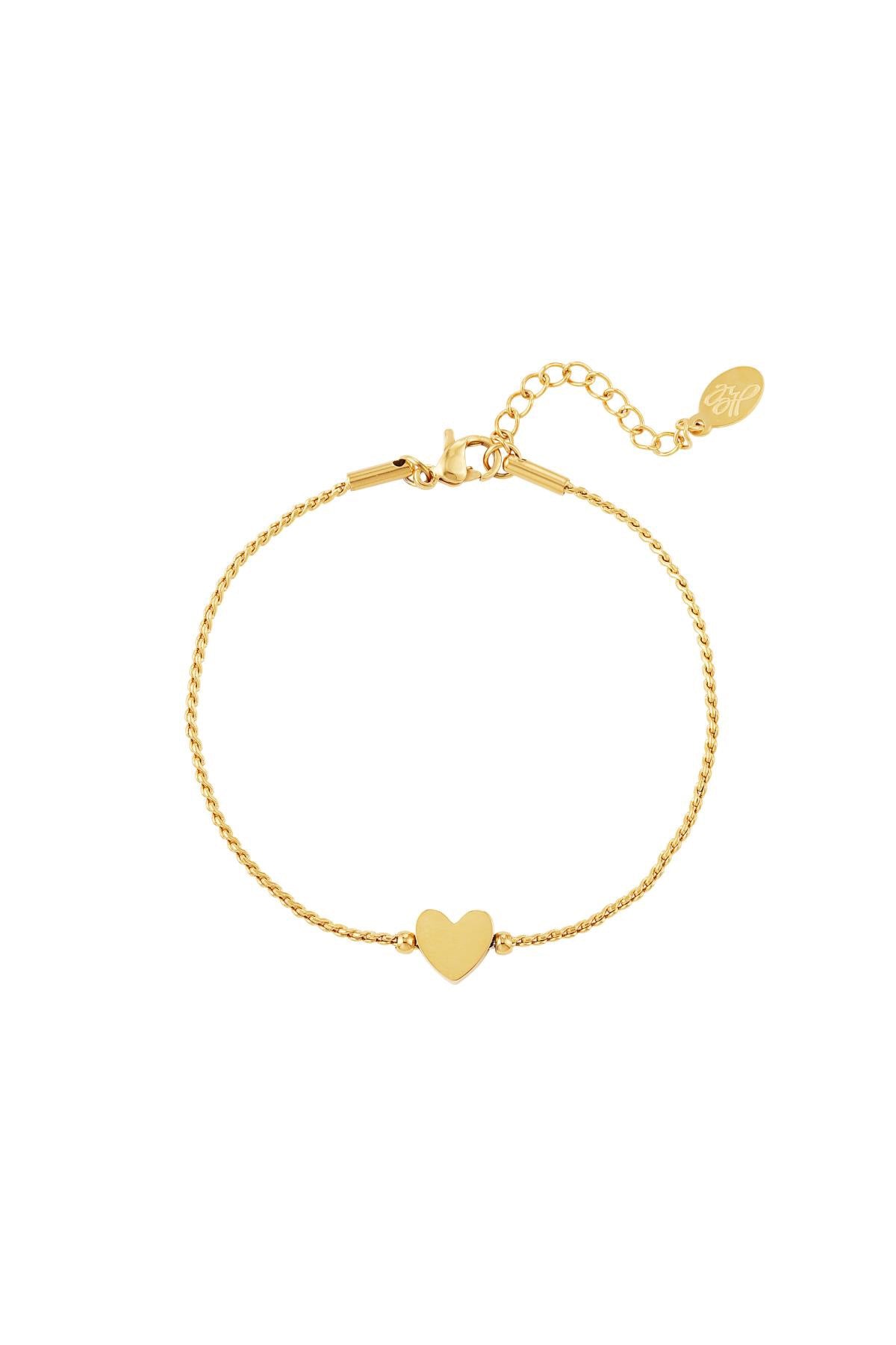 Armband Herz Goldfarben