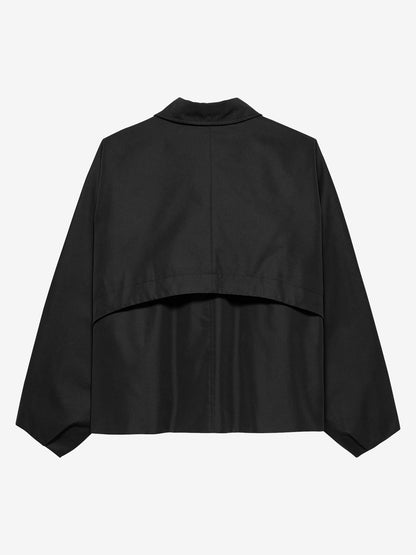 Cape Trenchcoat Black