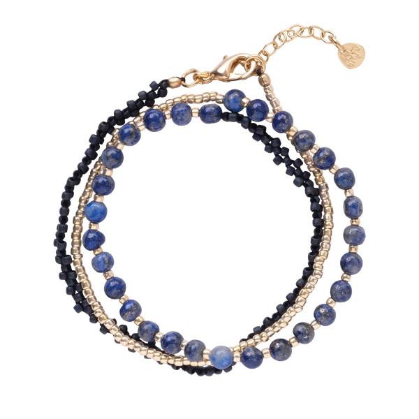 Beloved Lapislazuli Goldfarbig Armband