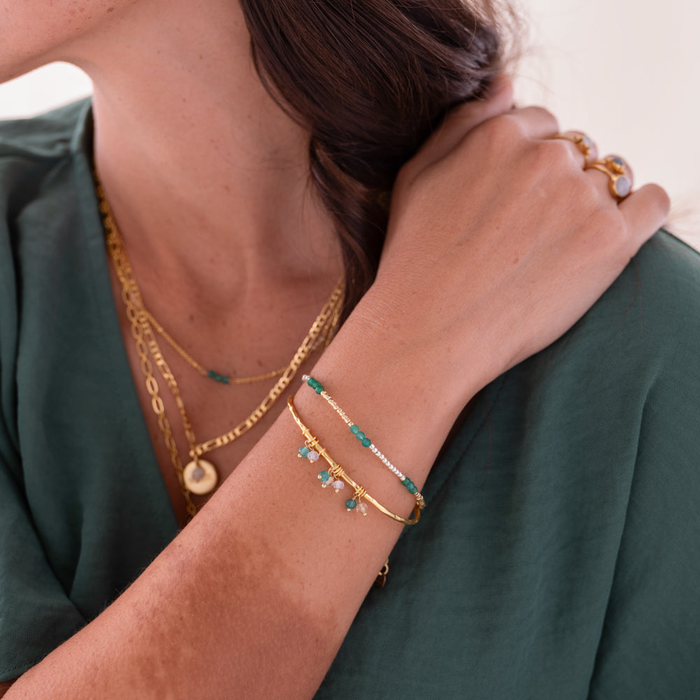Serene Aventurin Goldfarbige Armband