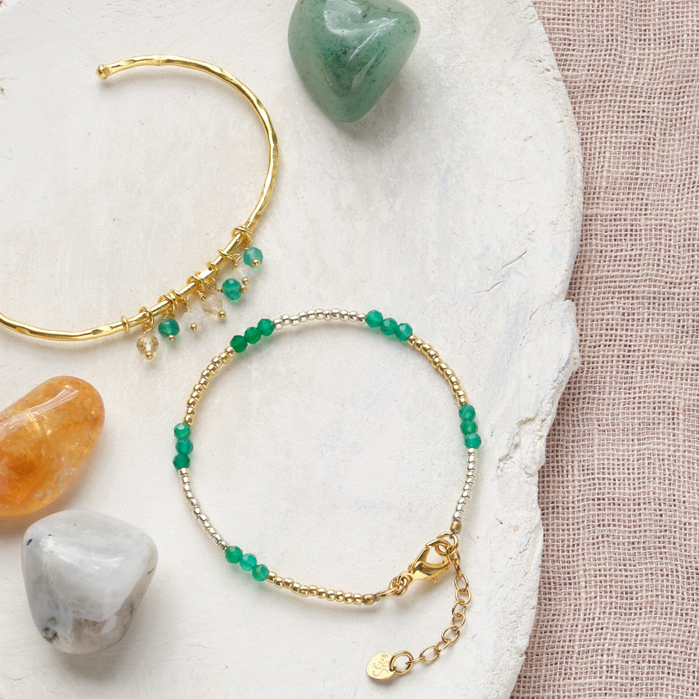 Serene Aventurin Goldfarbige Armband