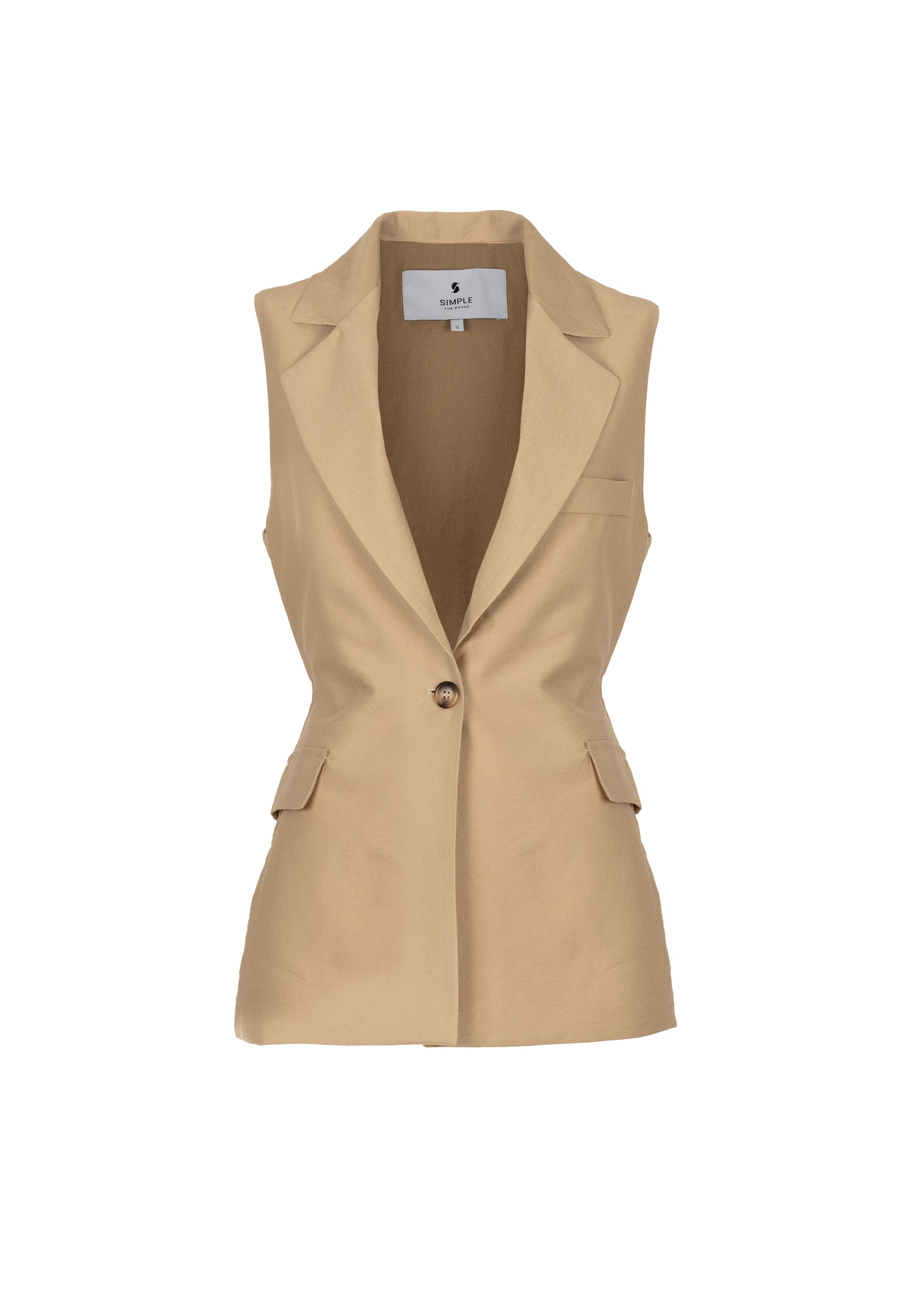 Waistcoat Bodra Camel